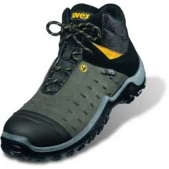 Chaussures De Sécurité Montantes Antistatique - Uvex - Norme S2 - Homme Gris 46 - Gris