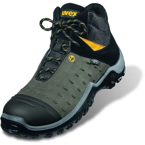 Chaussures De Sécurité Montantes Antistatique - Uvex - Norme S2 - Homme Gris 46 - Gris 3 Chaussures De Sécurité Montantes Antistatique - Uvex - Norme S2 - Homme Gris 46 - Gris