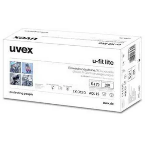 Uvex U-fit Lite 6059710 100 Pc(s) Gants à Usage Unique Taille: XL EN 374 3 Uvex U-fit Lite 6059710 100 Pc(s) Gants à Usage Unique Taille: XL EN 374