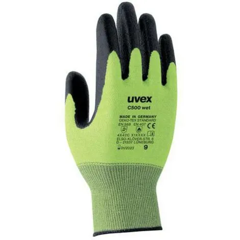 Uvex C500 Wet 6049210 Gants De Protection Contre Les Coupures Taille: 10 EN 388, EN 407 1 Paire(s) 3 Uvex C500 Wet 6049210 Gants De Protection Contre Les Coupures Taille: 10 EN 388, EN 407 1 Paire(s)