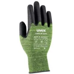 Uvex C500 M Foam 6049810 Gants De Protection Contre Les Coupures Taille: 10 EN 388 1 Paire(s) - Citron Vert, Anthracite, Noir