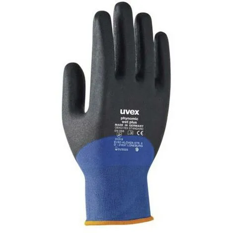 Uvex Phynomic Wet Plus 6006109 Gants De Travail Taille: 9 EN 388 1 Paire(s) 3 Uvex Phynomic Wet Plus 6006109 Gants De Travail Taille: 9 EN 388 1 Paire(s)