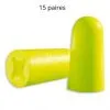 Bouchon D'Oreille X Fit, Sans Cordon, Uvex, 15 Paires - Jaune -Uvex Soldes Magasin 19850636 1