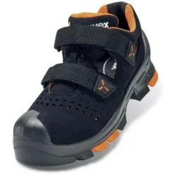 Uvex 2 6500241 Sandales De Sécurité ESD S1P Pointure (EU): 41 Noir, Orange 1 Paire(s)