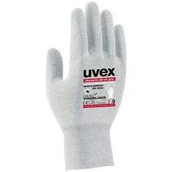 1 PAIRE DE GANTS HYGIÉNIQUES UVEX PHYNOMIC SILV-AIR GRIP - GANTS DE PROTECTION RÉUTILISABLES CONTRE LES AGENTS PATHOGÈNES ET LES
