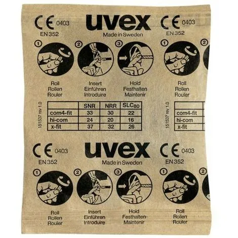 Uvex 2112087 Uvex X-fit Bouchons Doreille 37 DB à Usage Unique 100 Paire(s) 3 Uvex 2112087 Uvex X-fit Bouchons Doreille 37 DB à Usage Unique 100 Paire(s)