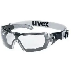 Uvex Uvex Pheos 9192680 Lunettes De Protection Avec Protection UV Gris, Noir DIN EN 166, DIN EN 170