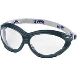 Lunettes De Protection Uvex Cyberguard - Noir, Blanc