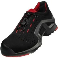 Uvex 1 8519242 Chaussures De Sécurité S1P Pointure (EU): 42 Noir, Rouge 1 Paire(s)
