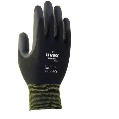 Gants De Manutention Uvex Unipur 6639 Taille 11, XL, Manutention Générale, 2 Gants, Noir ( Prix Pour 1 Paire ) 2 Gants De Manutention Uvex Unipur 6639 Taille 11, XL, Manutention Générale, 2 Gants, Noir ( Prix Pour 1 Paire )