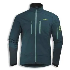 UVEX Veste Softshell Mixte Bleu, Microporeux (respirant) Taille M, Collection 26 ( Prix Pour 1 )