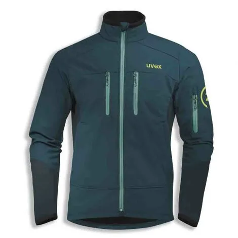 UVEX Veste Softshell Mixte Bleu, Microporeux (respirant) Taille M, Collection 26 ( Prix Pour 1 ) 3 UVEX Veste Softshell Mixte Bleu, Microporeux (respirant) Taille M, Collection 26 ( Prix Pour 1 )