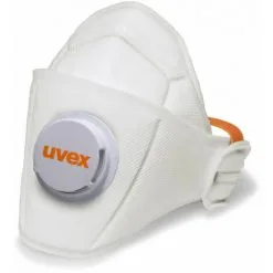 Masque Respiratoire Pliable Avec Soupape Uvex SILV-AIR 5210 PREMIUM FFP2 (Boîte De 15) Blanc Unique - Blanc