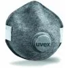 Masque Respiratoire Coque Avec Soupape Uvex SILV-AIR P 7210 FFP2 (Boîte De 15) Anthracite Unique - Anthracite -Uvex Soldes Magasin 67879022 1