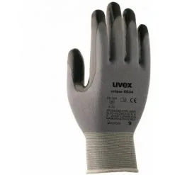 Gants De Protection Mécanique Uvex UNIPUR 6634 EN 388 (Lot De 10 Paires) Gris / Noir 8 - Gris / Noir