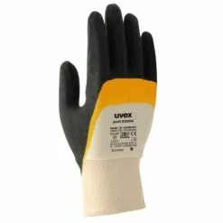 Gants De Protection Mécanique Uvex PROFI ERGO XG20A EN 388 (Lot De 10 Paires) Blanc / Noir 9 - Blanc / Noir