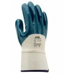 Gants De Protection Mécanique Uvex COMPACT NB27E EN 388 (Lot De 10 Paires) Blanc / Vert 10 - Blanc / Vert