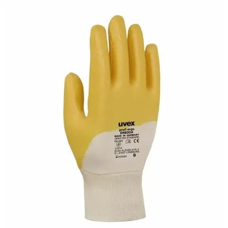 Gants De Protection Mécanique Uvex PROFI ERGO ENB20A EN 388 (Lot De 10 Paires) Jaune 8 - Jaune 3 Gants De Protection Mécanique Uvex PROFI ERGO ENB20A EN 388 (Lot De 10 Paires) Jaune 8 - Jaune