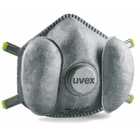 Masque Respiratoire Coque Avec Soupape Uvex SILV-AIR E 7330 FFP3 (Boîte De 3) Gris Anthracite Unique - Gris Anthracite 3 Masque Respiratoire Coque Avec Soupape Uvex SILV-AIR E 7330 FFP3 (Boîte De 3) Gris Anthracite Unique - Gris Anthracite