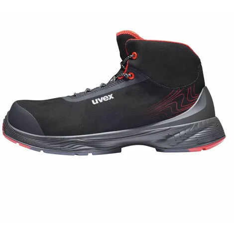 Chaussure De Sécurité Montante 1 G2 UVEX S3 SRC Noir / Rouge 49 - Noir / Rouge 5 Chaussure De Sécurité Montante 1 G2 UVEX S3 SRC Noir / Rouge 49 - Noir / Rouge – Image 3