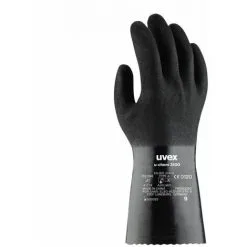 Gants De Protection Chimique Uvex U-CHEM 3100 EN 388 (Lot De 10 Paires) Noir 10