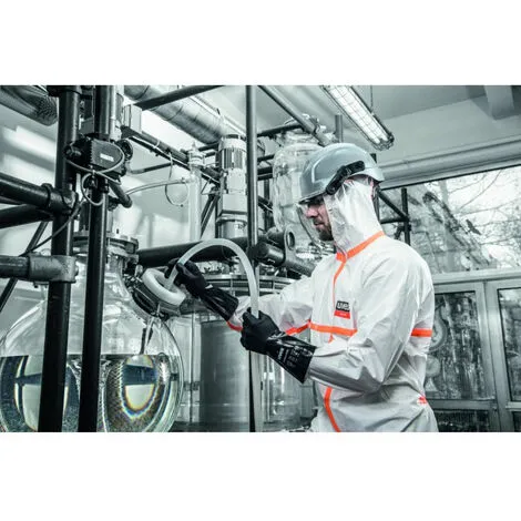 Gants De Protection Chimique Uvex U-CHEM 3100 EN 388 (Lot De 10 Paires) Noir 10 4 Gants De Protection Chimique Uvex U-CHEM 3100 EN 388 (Lot De 10 Paires) Noir 10 – Image 2