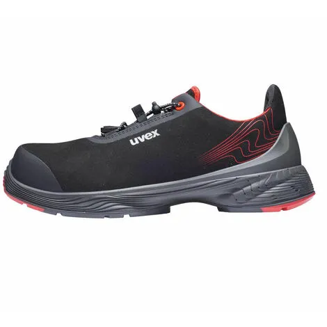 Chaussure De Sécurité Basse 1 G2 UVEX S3 SRC Noir / Rouge 40 - Noir / Rouge 5 Chaussure De Sécurité Basse 1 G2 UVEX S3 SRC Noir / Rouge 40 - Noir / Rouge – Image 3