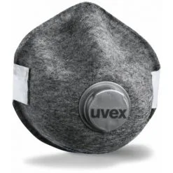 Masque Respiratoire Coque Avec Soupape Uvex SILV-AIR P 7110 FFP1 (Boîte De 15) Gris Anthracite Unique - Gris Anthracite