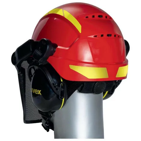 Kit Casque Forestier Pheos Forest UVEX 9774 - Rouge - Taille Unique 6 Kit Casque Forestier Pheos Forest UVEX 9774 - Rouge - Taille Unique – Image 4